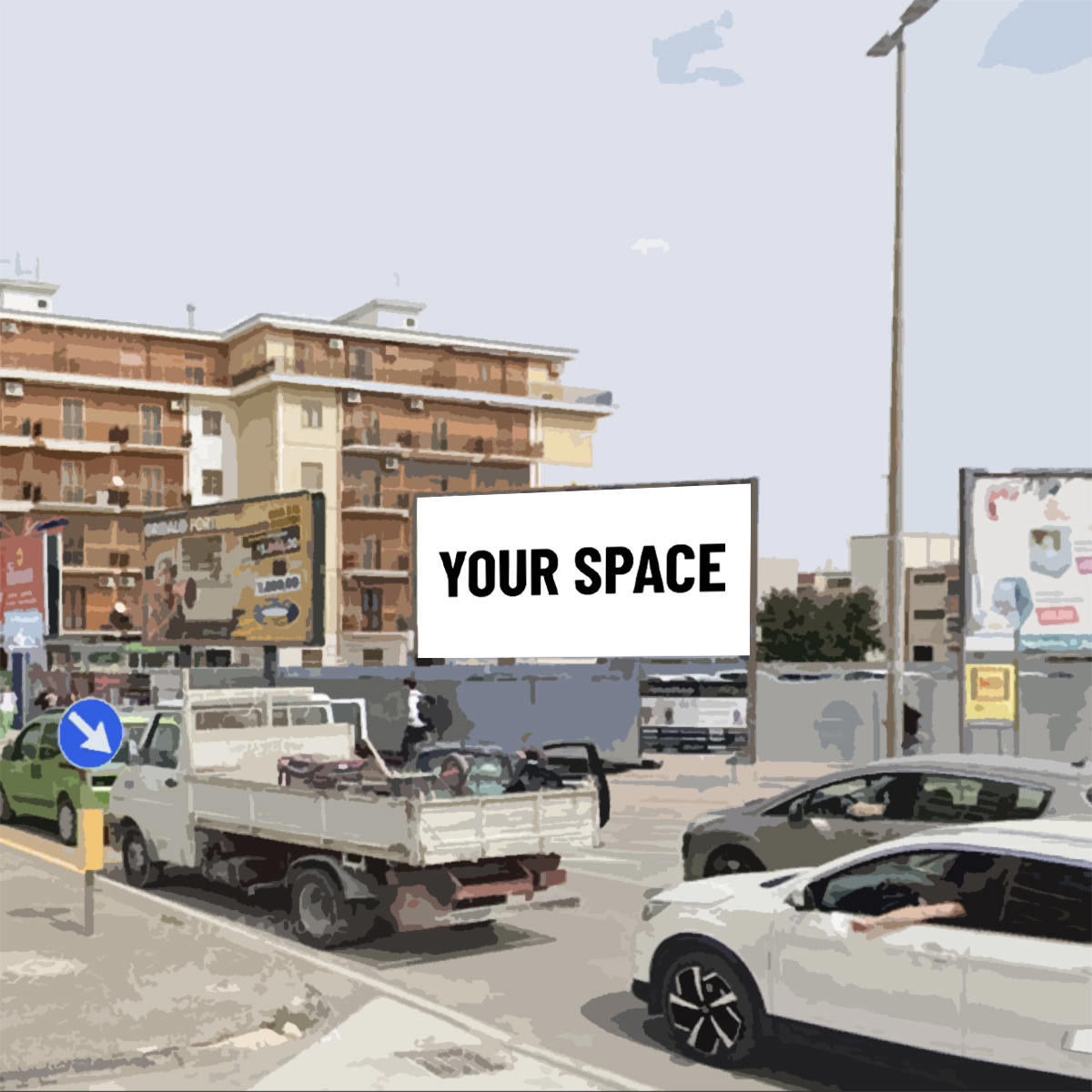 SPAZIO PUBBLICITARIO 600 x 300 Viale Paolo Borsellino (CERIGNOLA) Dal 19/10/2026 al 18/01/2027 92 giorni